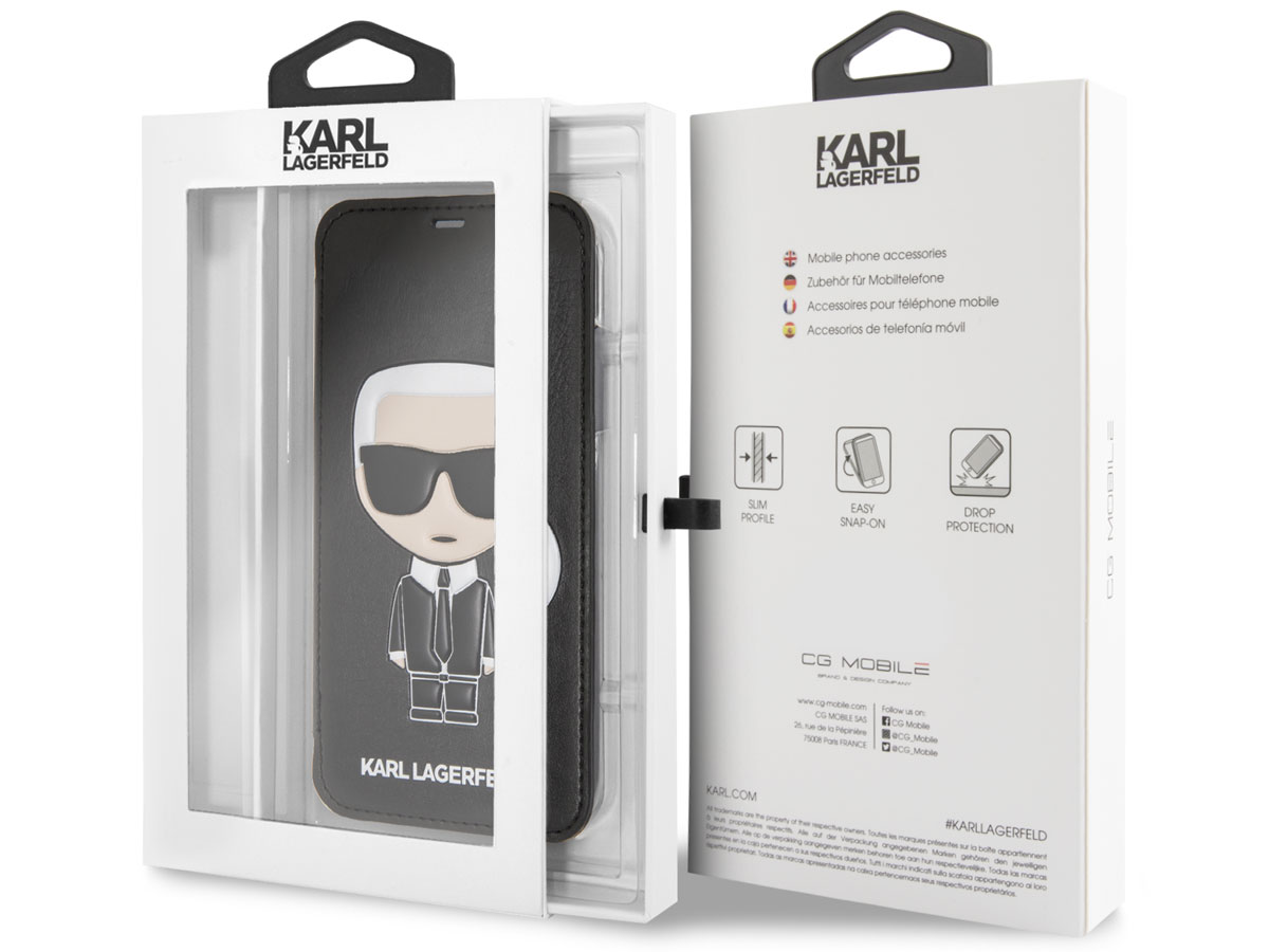 Karl Lagerfeld Iconic Bookcase - iPhone XR hoesje