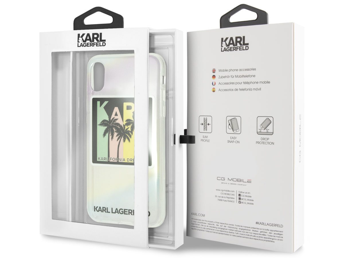 Karl Lagerfeld Karlifornia Dreams Case - iPhone XR hoesje