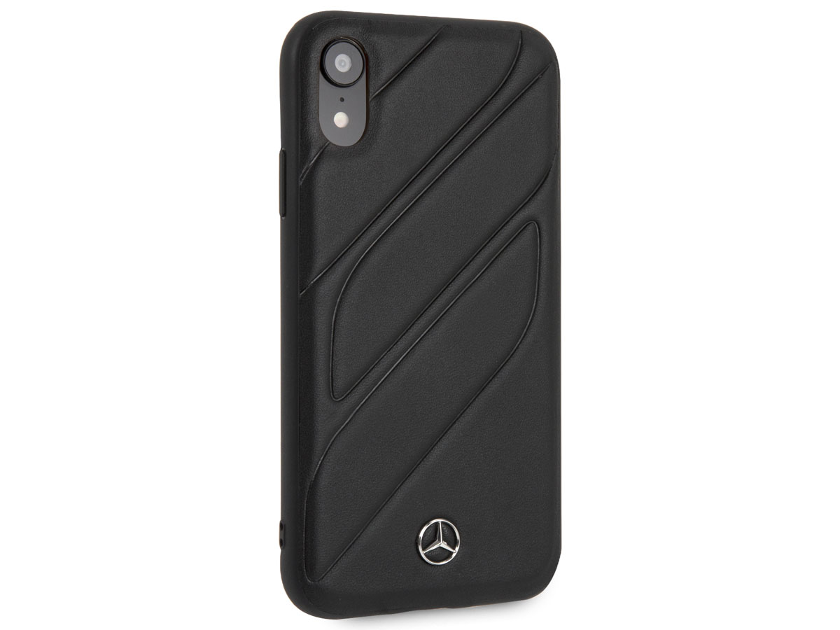 Mercedes-Benz Organic Case Zwart - iPhone XR Hoesje