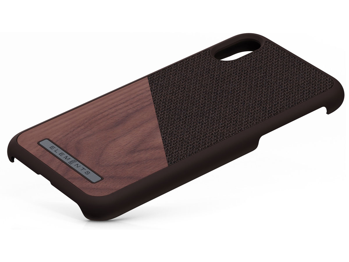 Coque Premium NORDIC Elements Pour IPhone XS - Bois Et Tissu Danois - Design Minimaliste Et Protection - 4