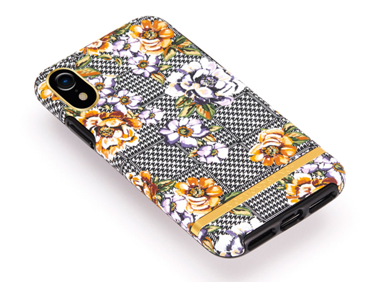 Richmond & Finch Floral Tweed Case - iPhone XR hoesje