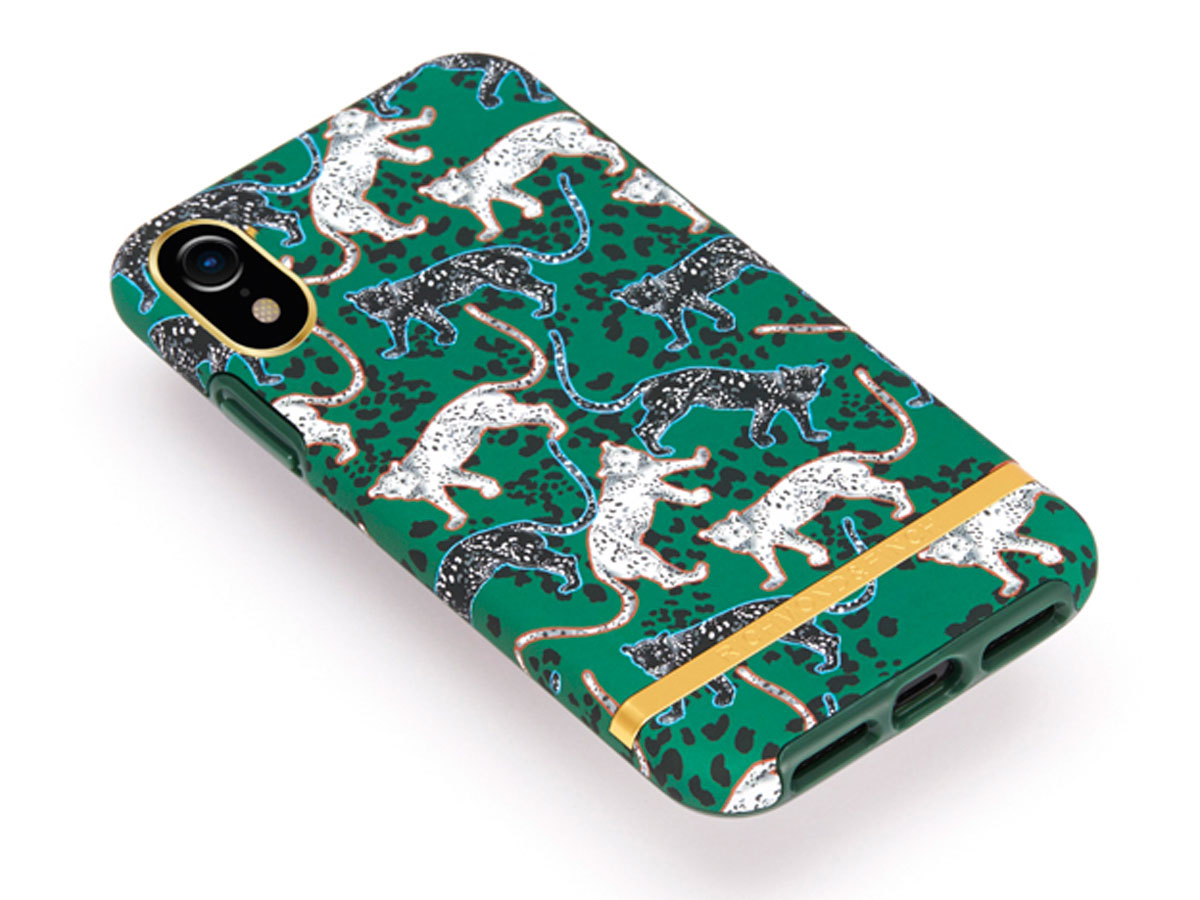 Richmond & Finch Green Leopard Case - iPhone XR hoesje
