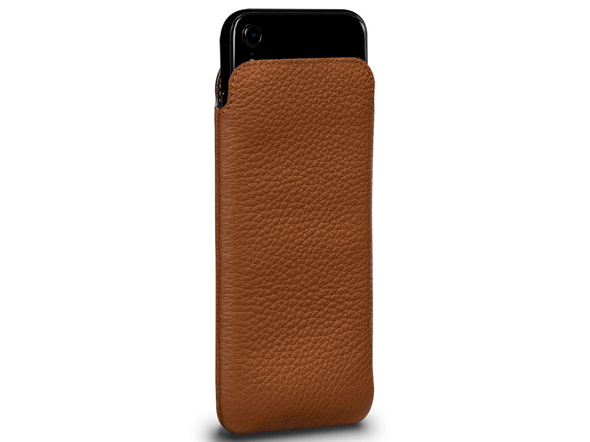 Sena Ultraslim Wallet Sleeve Tan - iPhone XR hoesje