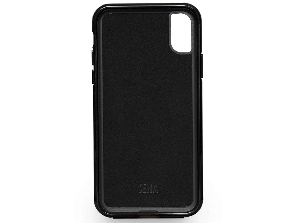 Sena WalletSkin Case Saddle Tan - iPhone XR Hoesje Leer