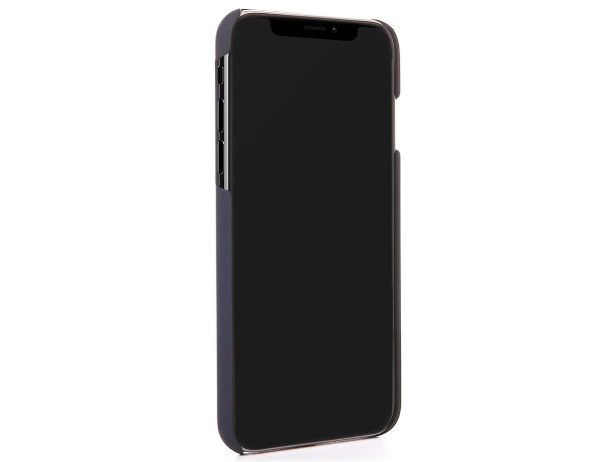 Woodcessories EcoSplit Blauw - iPhone XR Hoesje met Protector