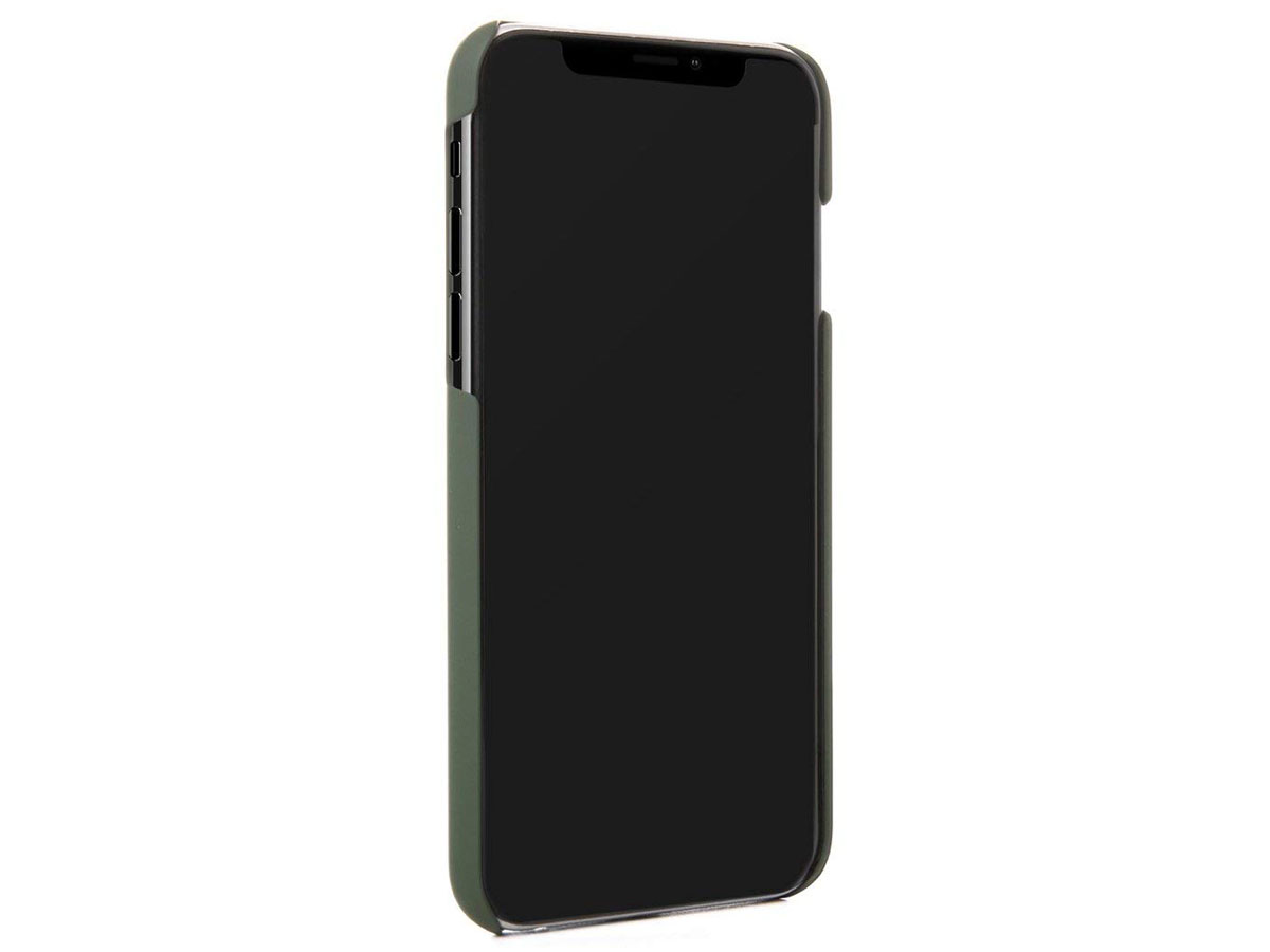 Woodcessories EcoSplit Groen - iPhone XR Hoesje met Protector