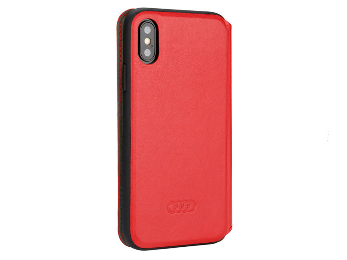 Audi Bookcase TT Series Rood - iPhone X/Xs hoesje