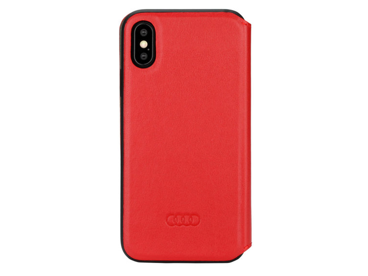 Audi Bookcase TT Series Rood - iPhone X/Xs hoesje