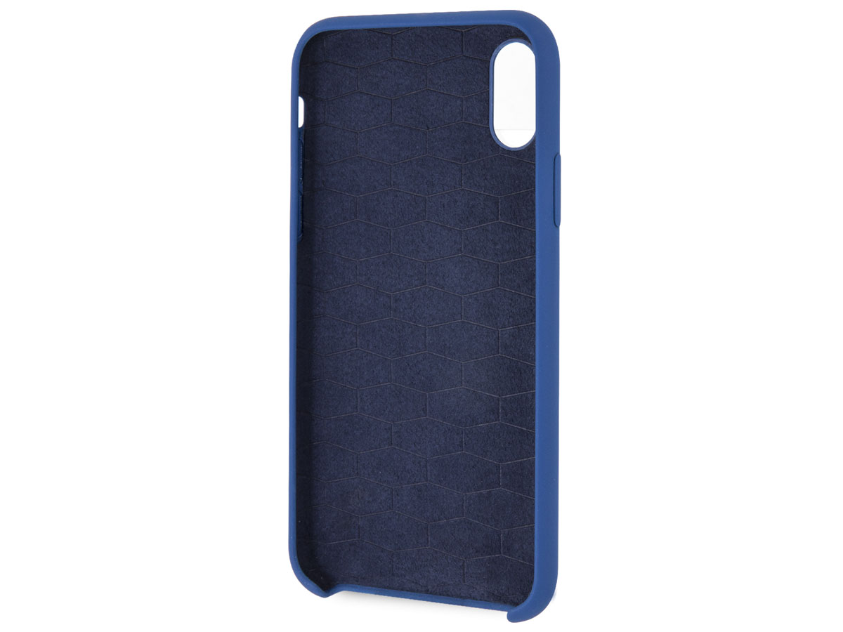 BMW M Sport Silicone Case Blauw - iPhone X/Xs Hoesje