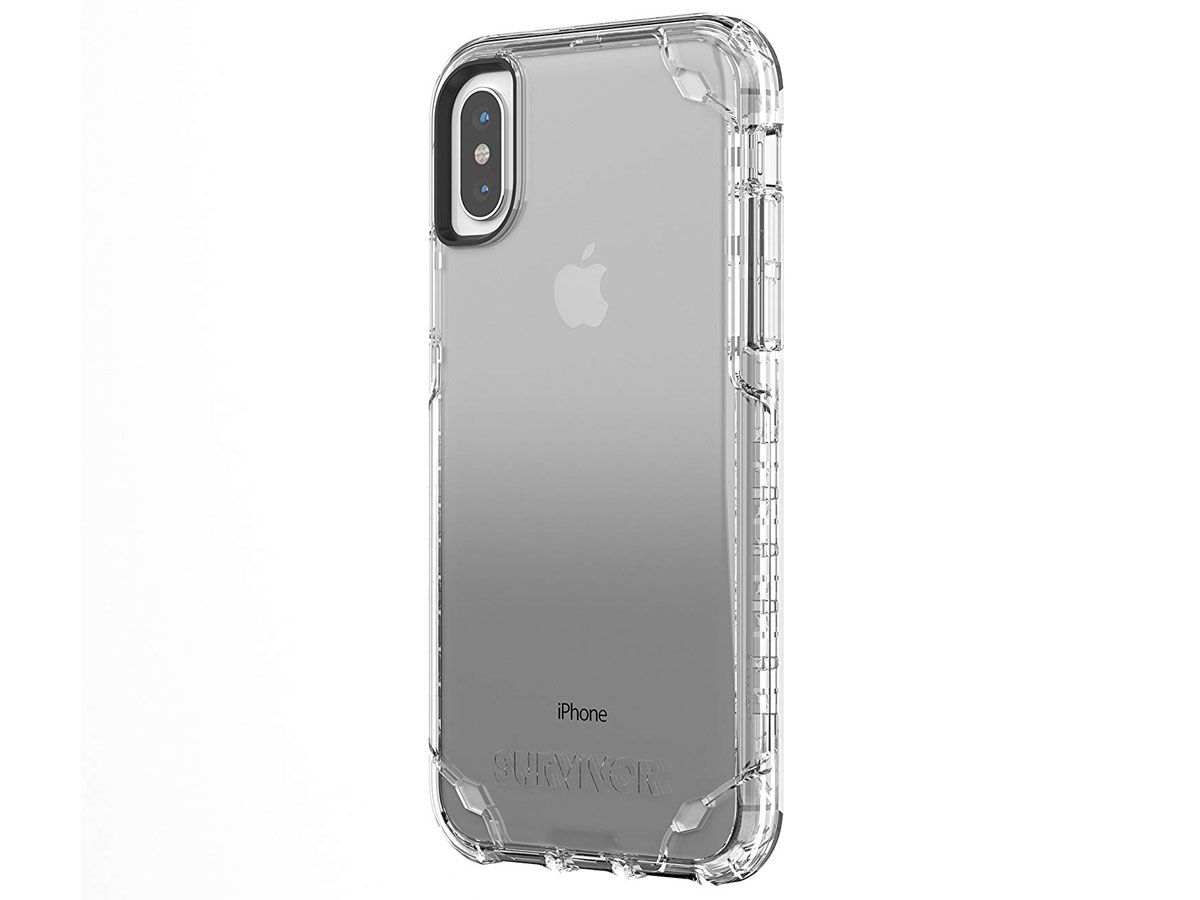 Griffin Survivor Strong Clear Case - iPhone X/Xs hoesje Transparant