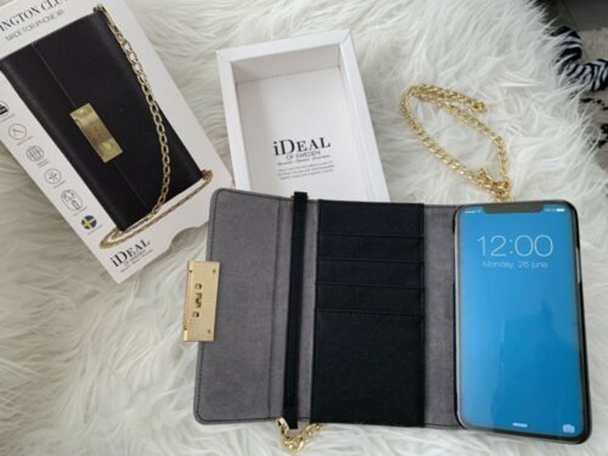 iDeal of Sweden Kensington Clutch Beige - iPhone X/Xs Hoesje