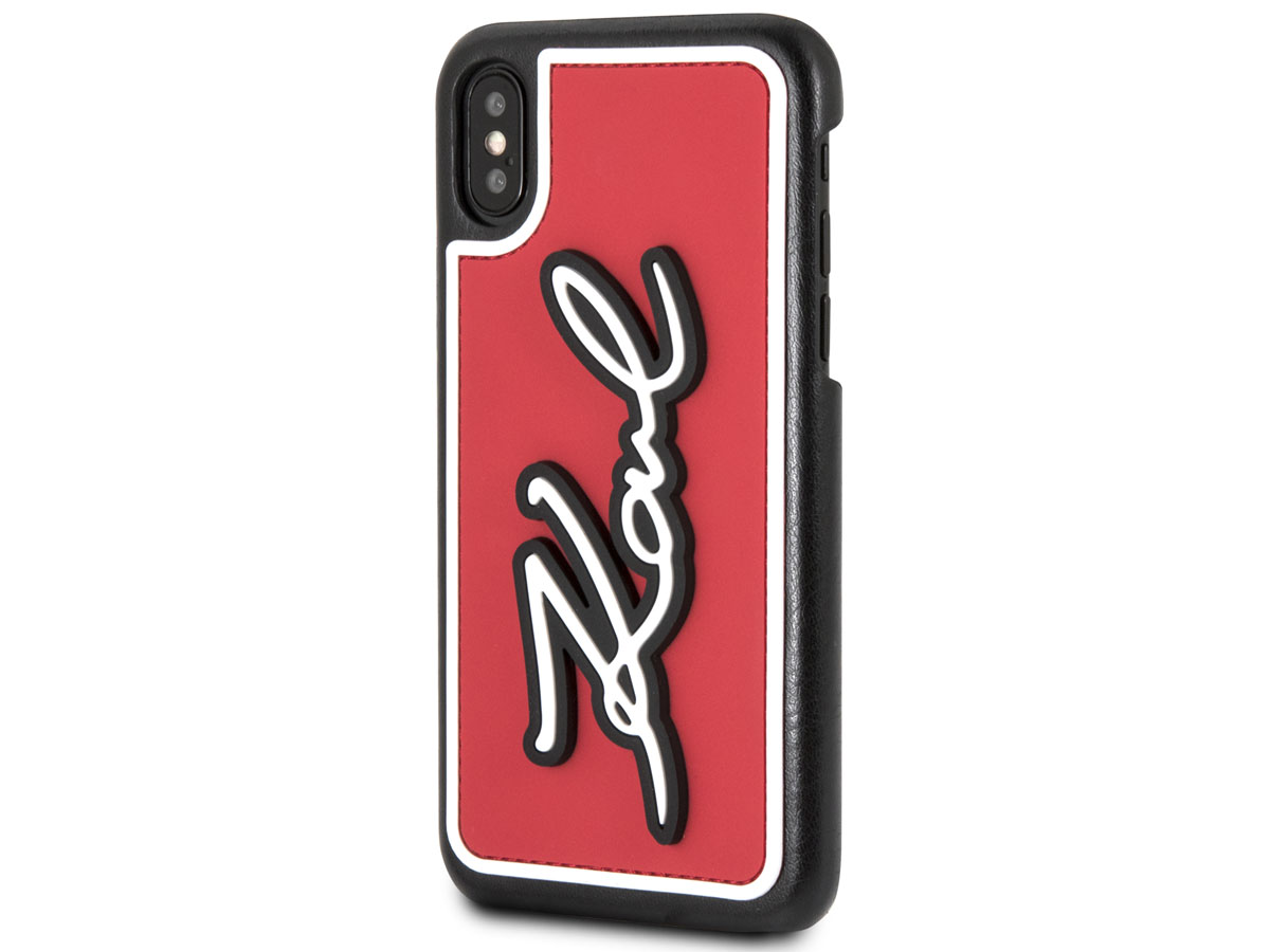 Karl Lagerfeld 3D Signature Case - iPhone X/Xs hoesje
