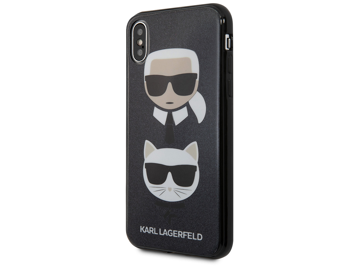Karl Lagerfeld & Choupette TPU Case - iPhone X/Xs hoesje