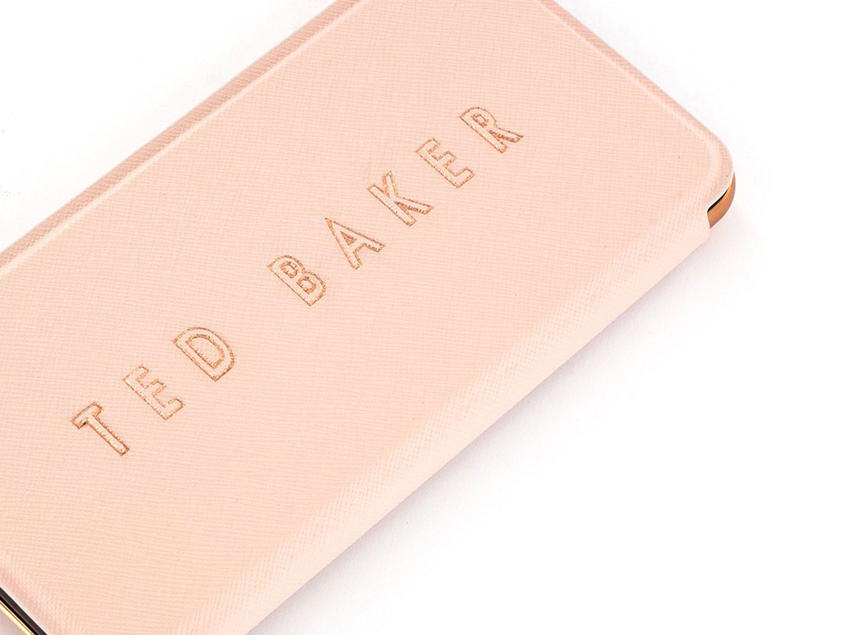 Ted Baker GGEORGI Folio Case Dusky Pink - iPhone X/Xs Hoesje