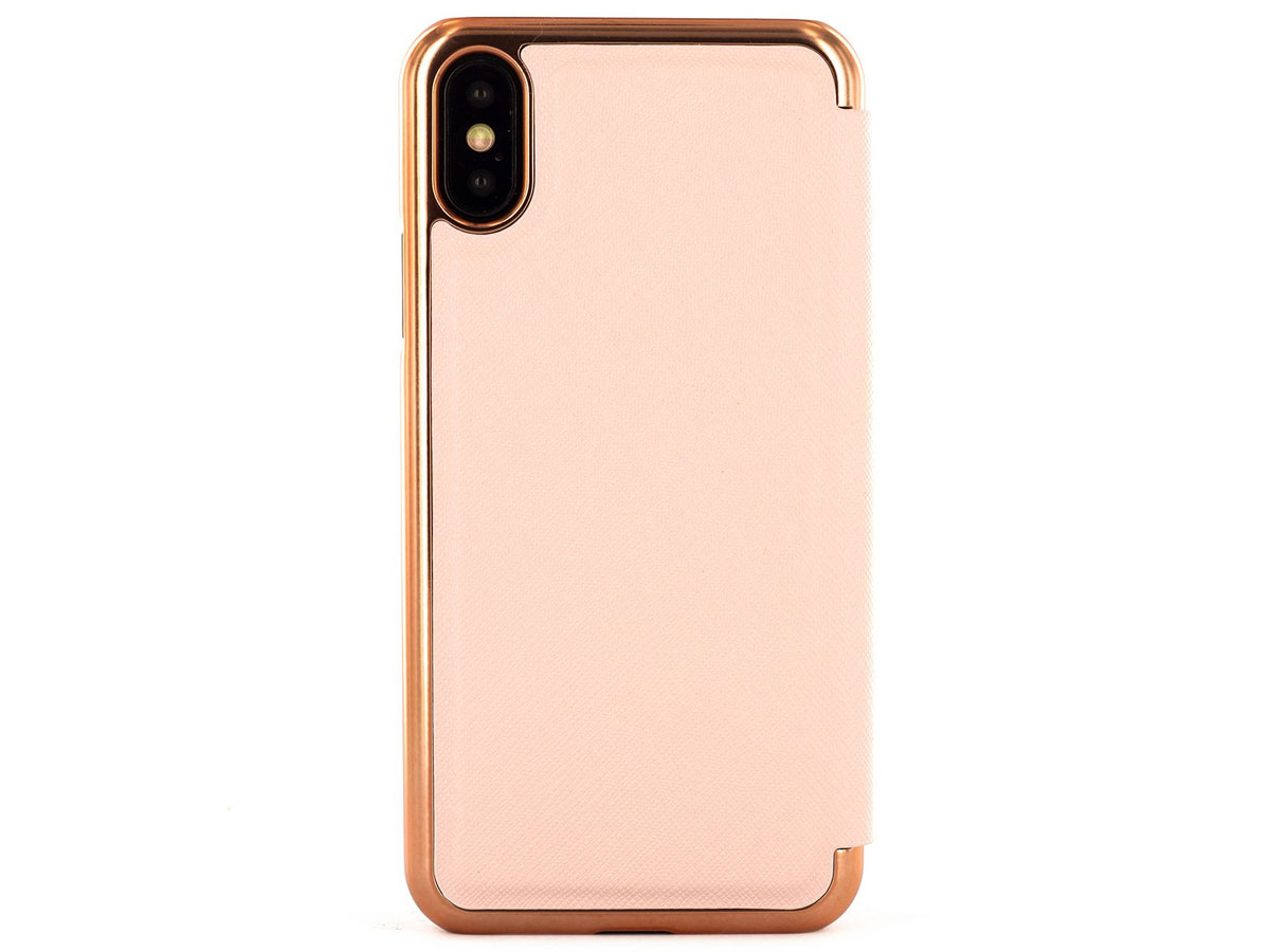 Ted Baker GGEORGI Folio Case Dusky Pink - iPhone X/Xs Hoesje