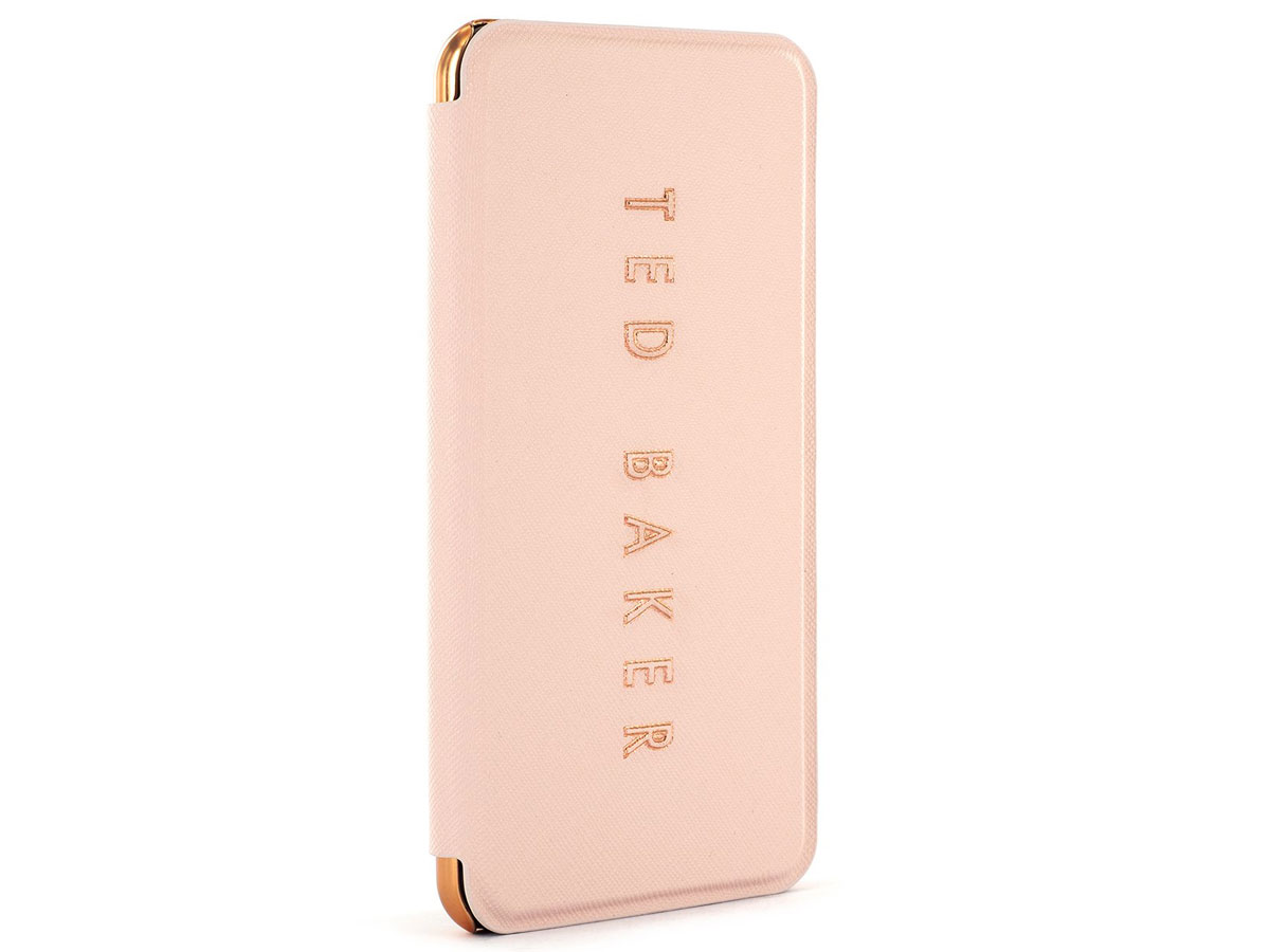 Ted Baker GGEORGI Folio Case Dusky Pink - iPhone X/Xs Hoesje