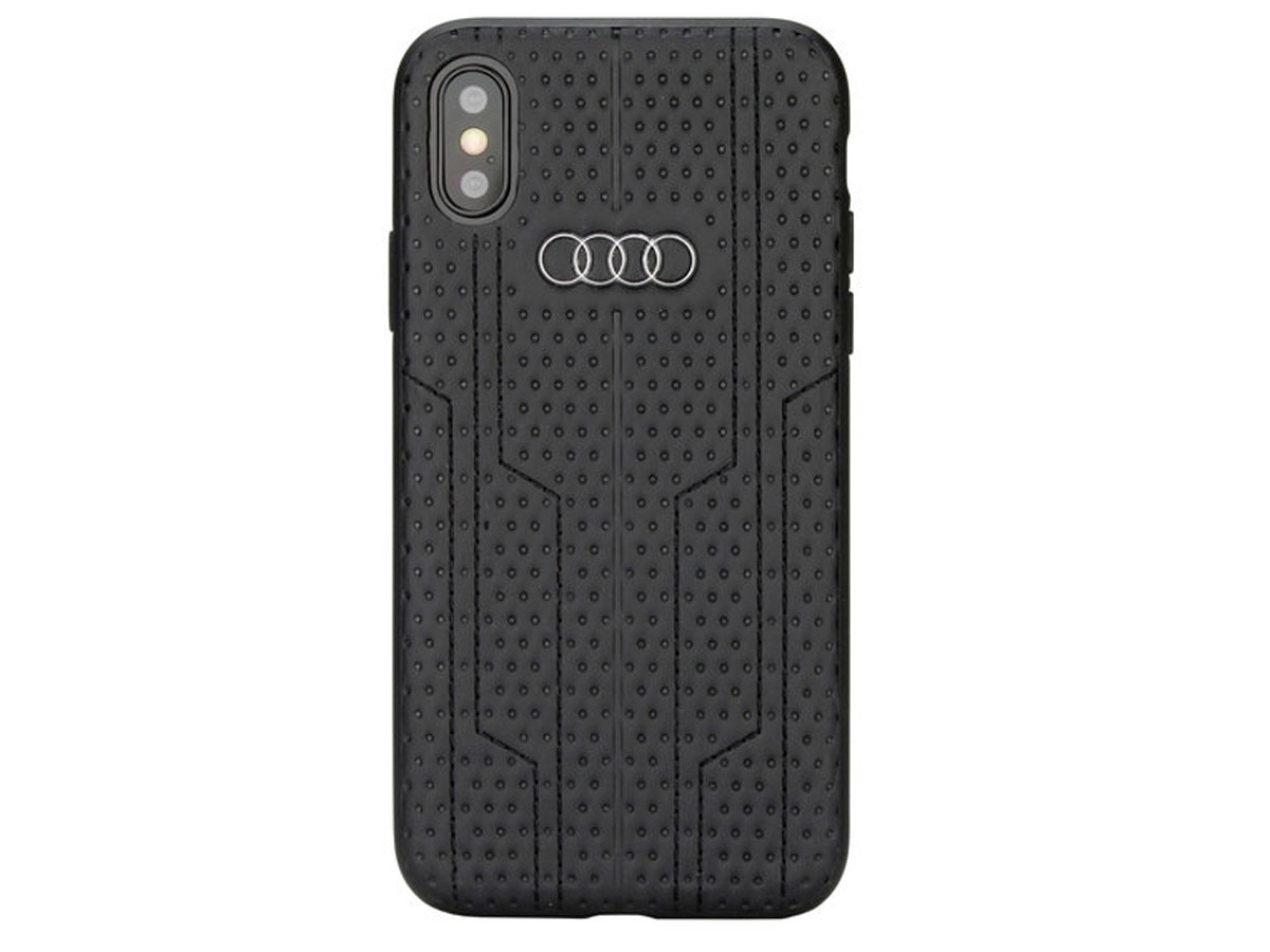 Audi A6 Series Hard Case Zwart - iPhone Xs Max hoesje