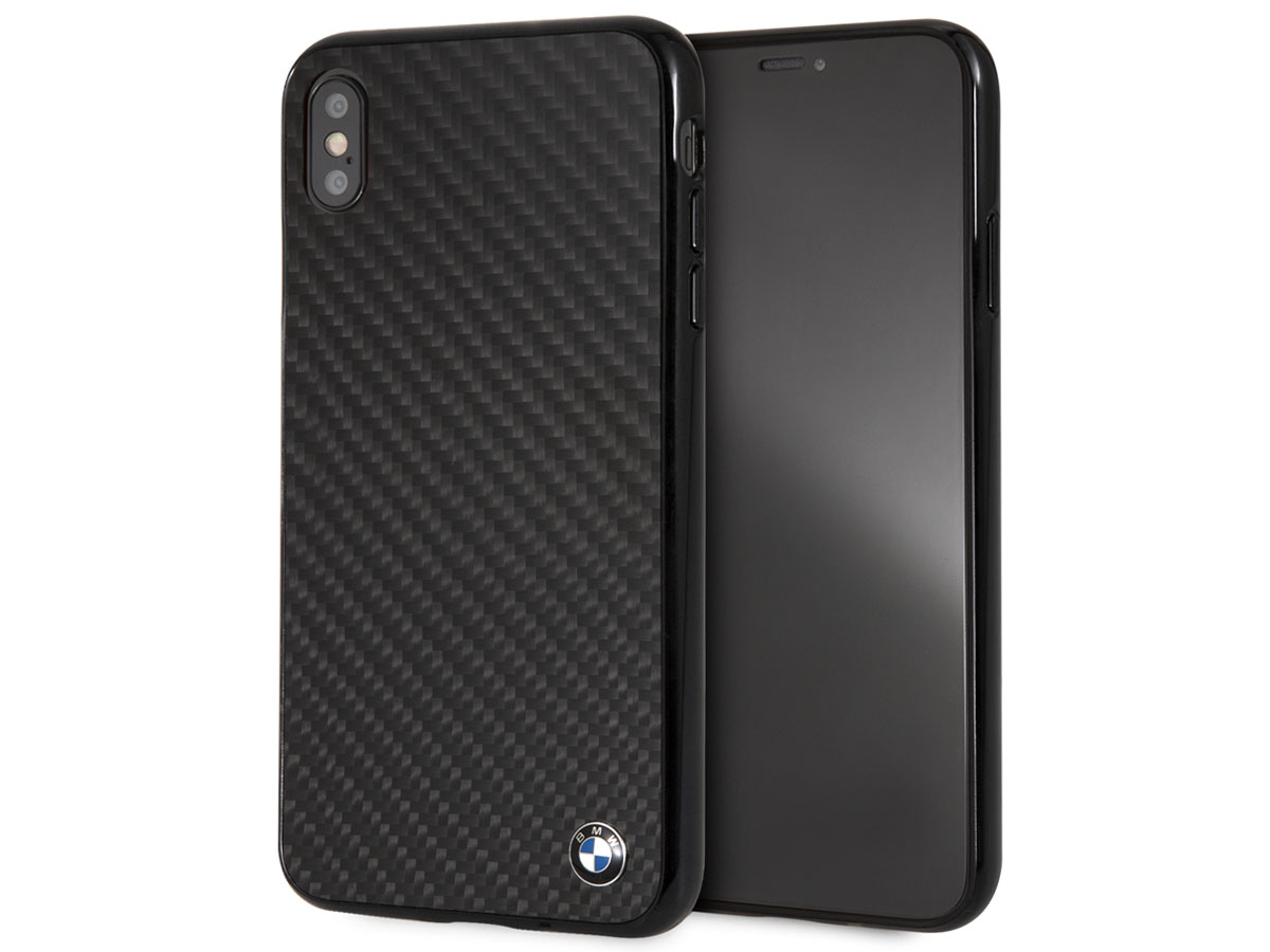 verkenner Invloed Kalmte BMW Carbon Fiber Case | iPhone Xs Max hoesje