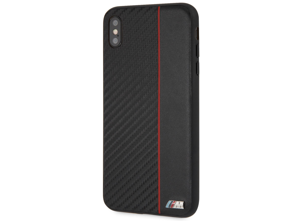 BMW M Sport Hard Case Rood - iPhone Xs Max hoesje