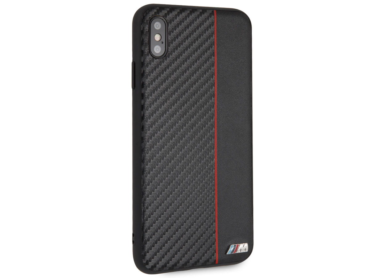 BMW M Sport Hard Case Rood - iPhone Xs Max hoesje