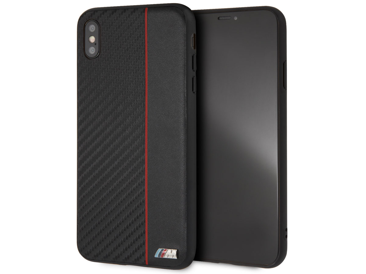 BMW M Sport Hard Case Rood - iPhone Xs Max hoesje