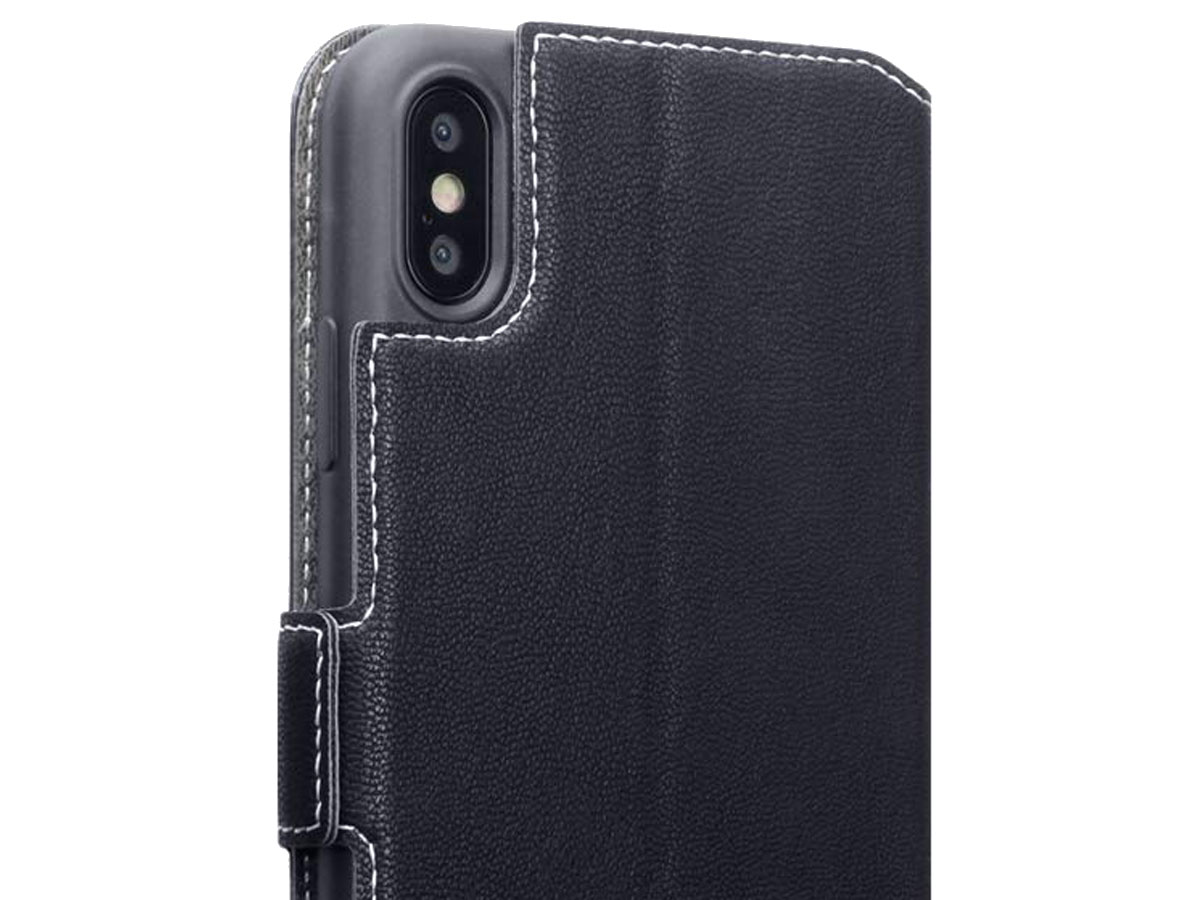 CaseBoutique Slim Wallet Zwart - iPhone Xs Max hoesje