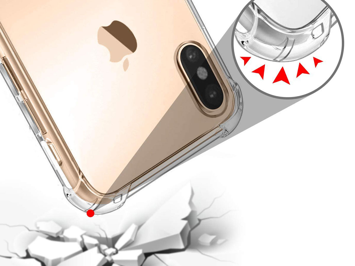 Crystal Case Anti-Shock - iPhone XR Hoesje