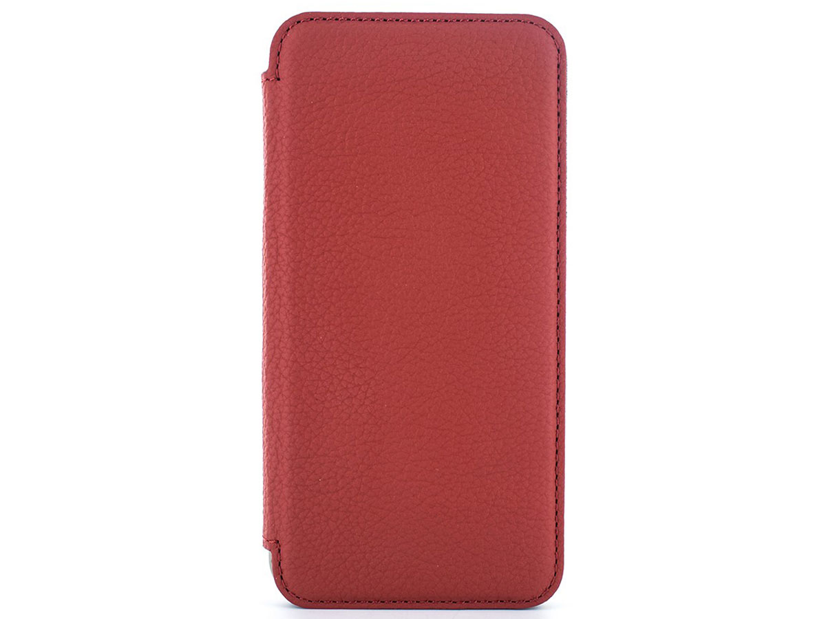 Greenwich Blake Folio Scarlet/Gunmetal - iPhone Xs Max Hoesje Leer