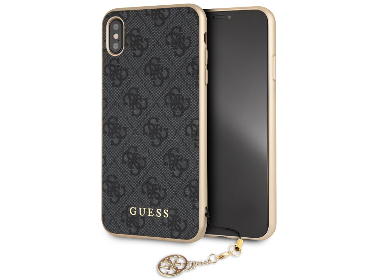 Monogram Charm Grijs | iPhone Xs Max