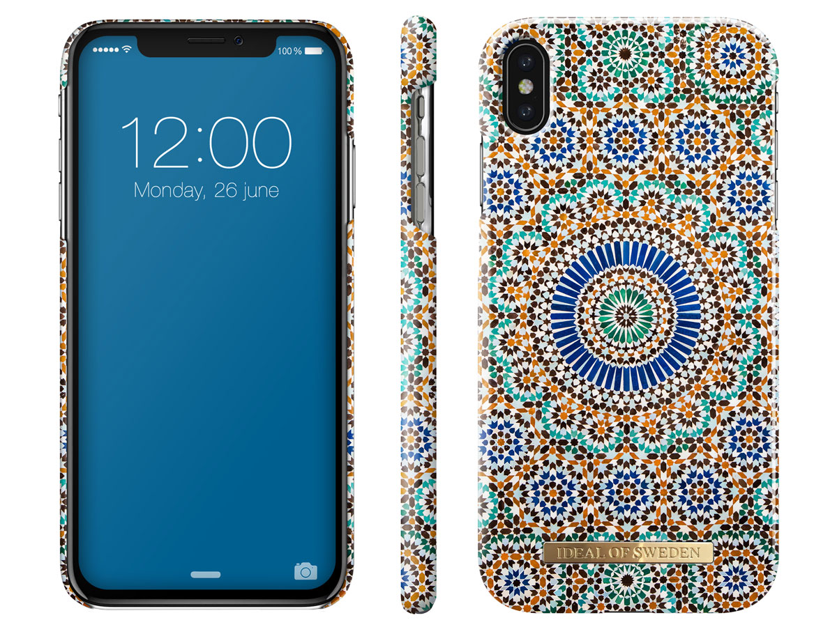 iDeal of Sweden Case Moroccan Zellige - iPhone Xs Max hoesje