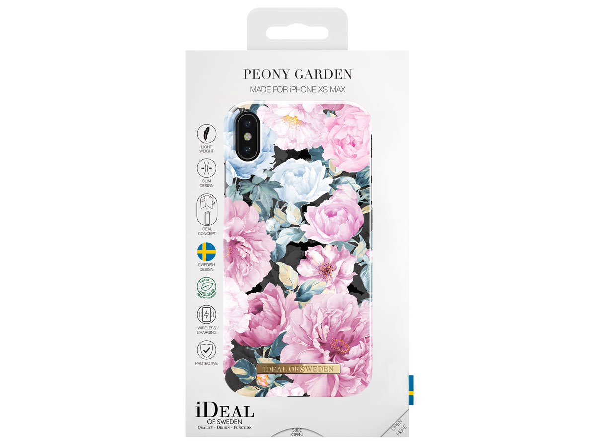 iDeal of Sweden Case Peony Garden Case - iPhone Xs Max hoesje