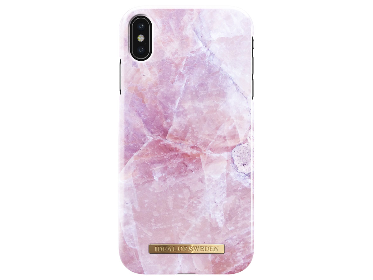 iDeal of Sweden Case Pilion Pink Marble - iPhone Xs Max hoesje