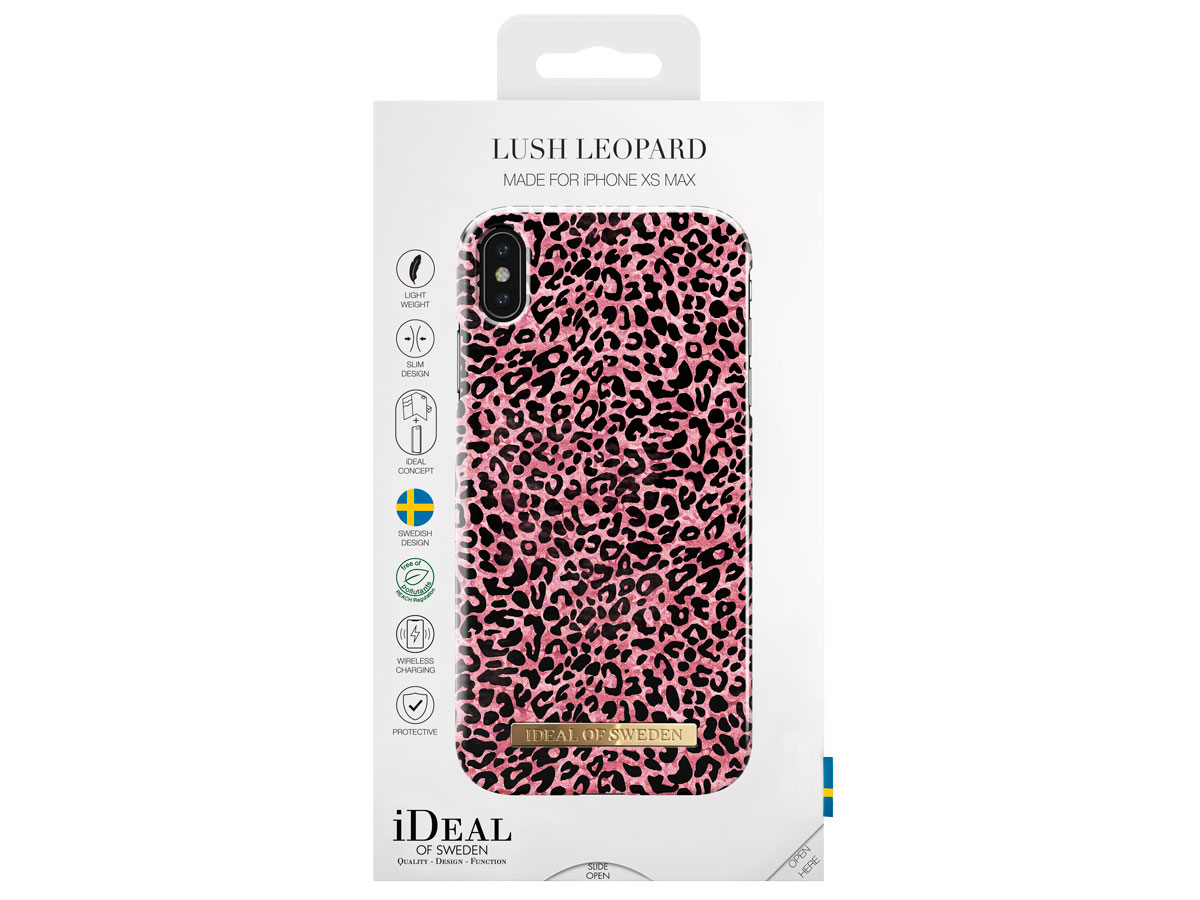 iDeal of Sweden Case Lush Leopard - iPhone Xs Max hoesje
