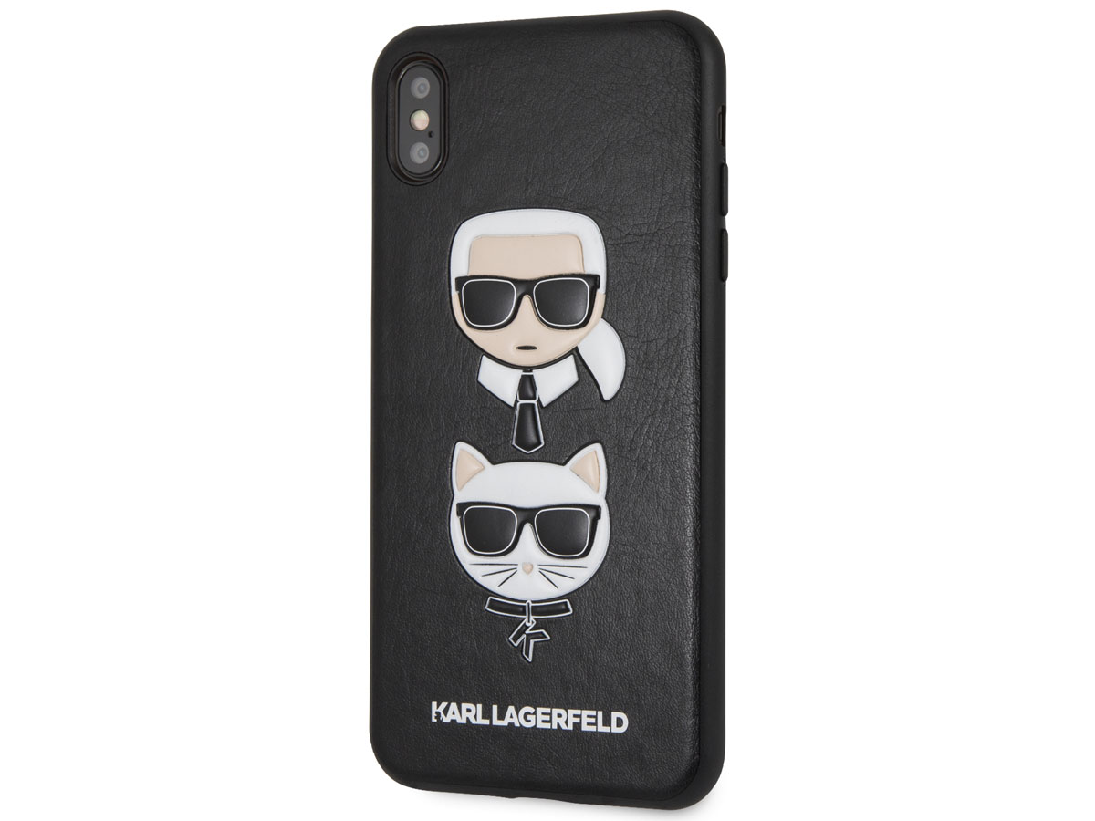 Karl Lagerfeld & Choupette Case - iPhone Xs Max hoesje