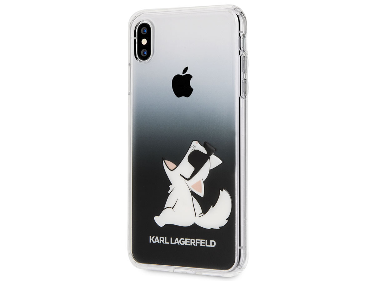Karl Lagerfeld Fun Choupette Blk - iPhone Xs Max hoesje