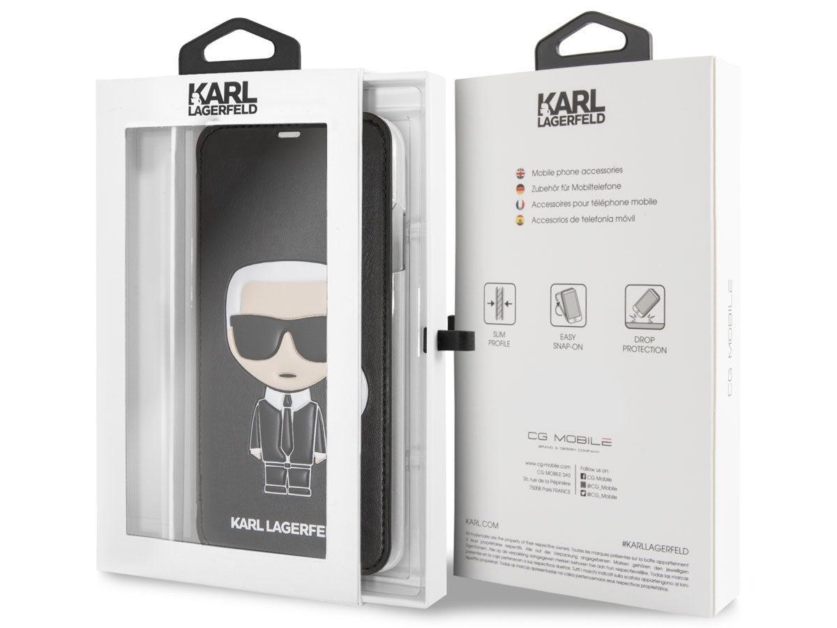 Karl Lagerfeld Iconic Bookcase - iPhone Xs Max hoesje