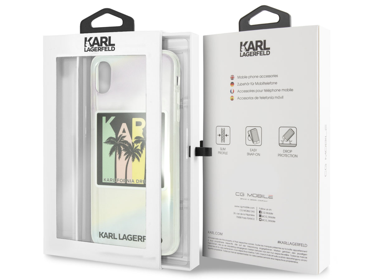 Karl Lagerfeld Karlifornia Dreams Case - iPhone Xs Max hoesje