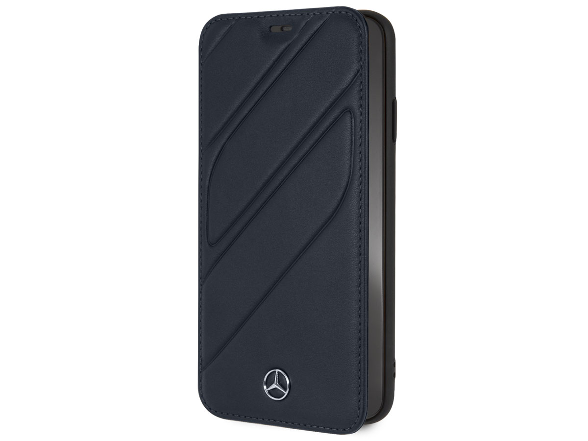 Mercedes-Benz Organic Folio Navy - iPhone Xs Max Hoesje