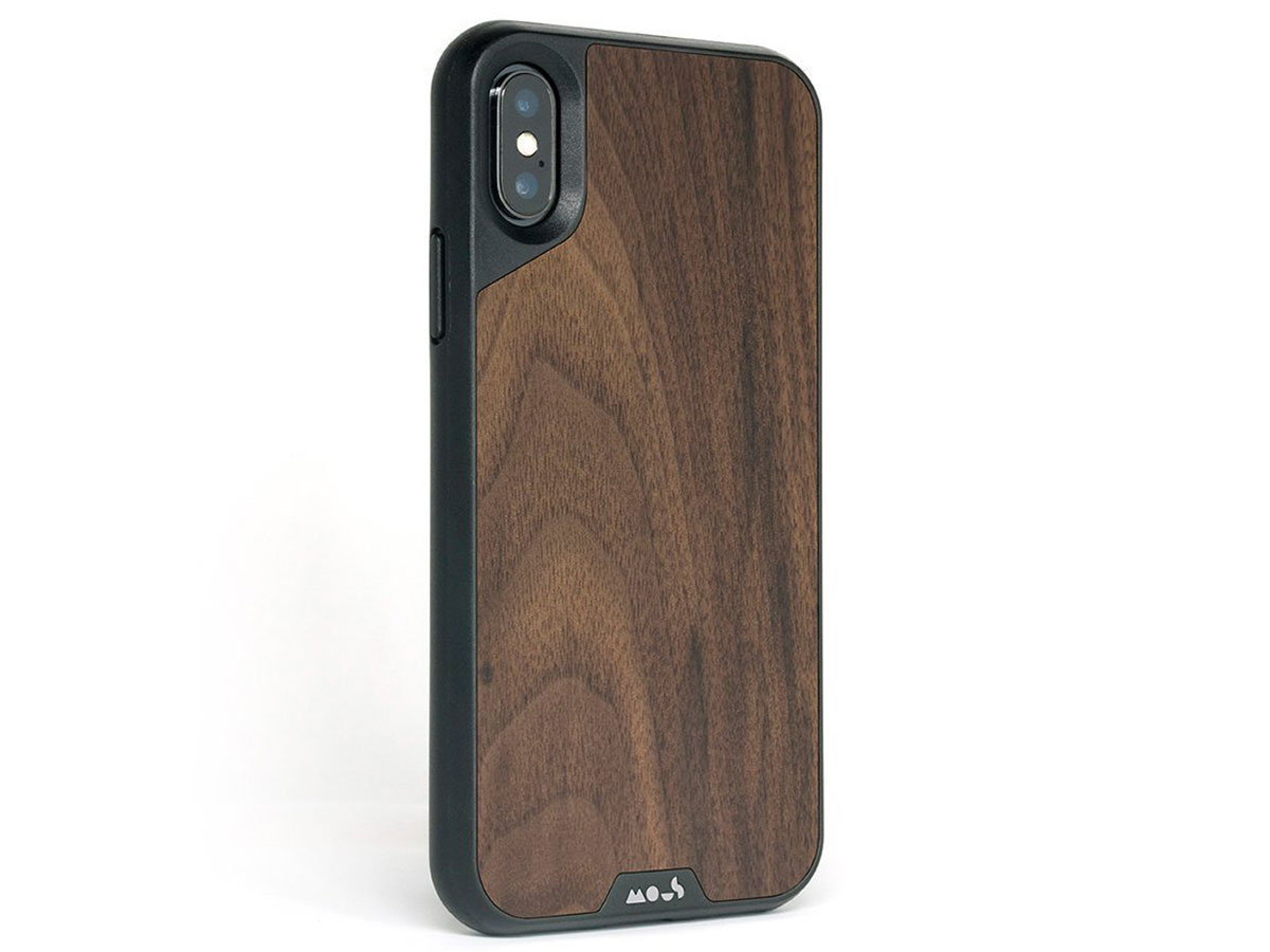 Mous Limitless 2.0 Walnut Case - iPhone Xs Max hoesje