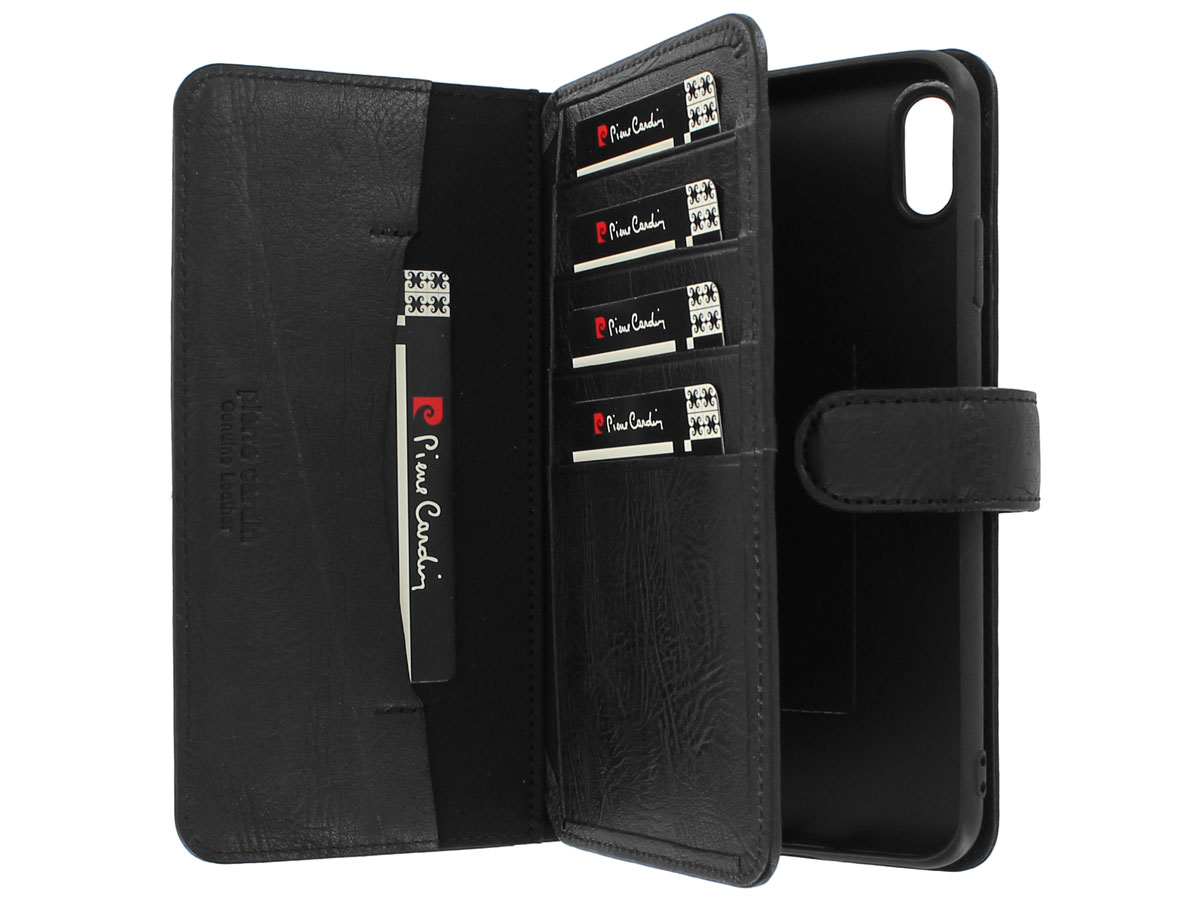 Pierre Cardin True Wallet Zwart Leer - iPhone Xs Max hoesje