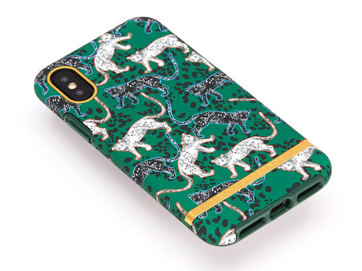 Richmond & Finch Green Leopard - iPhone Xs Max hoesje