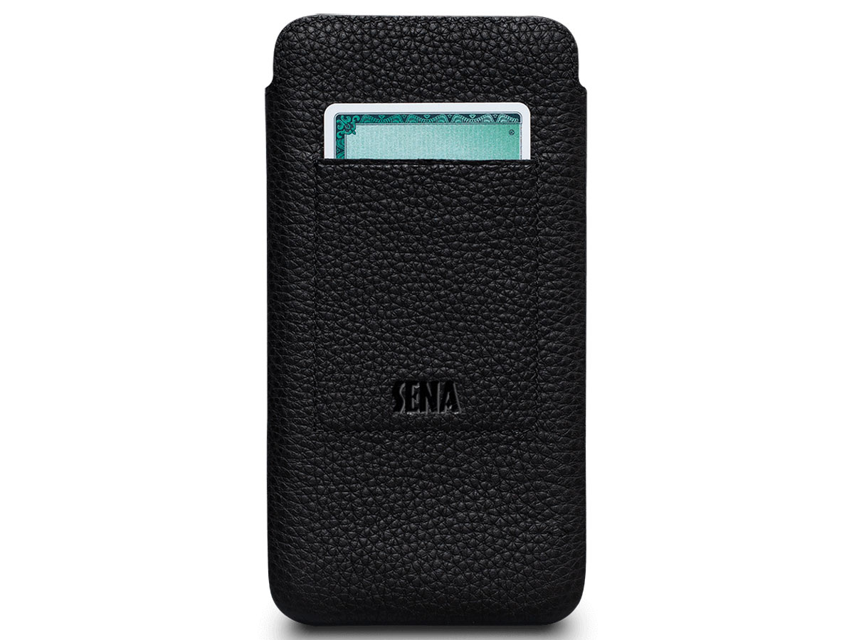 Sena UltraSlim Wallet Sleeve Zwart - iPhone Xs Max hoesje