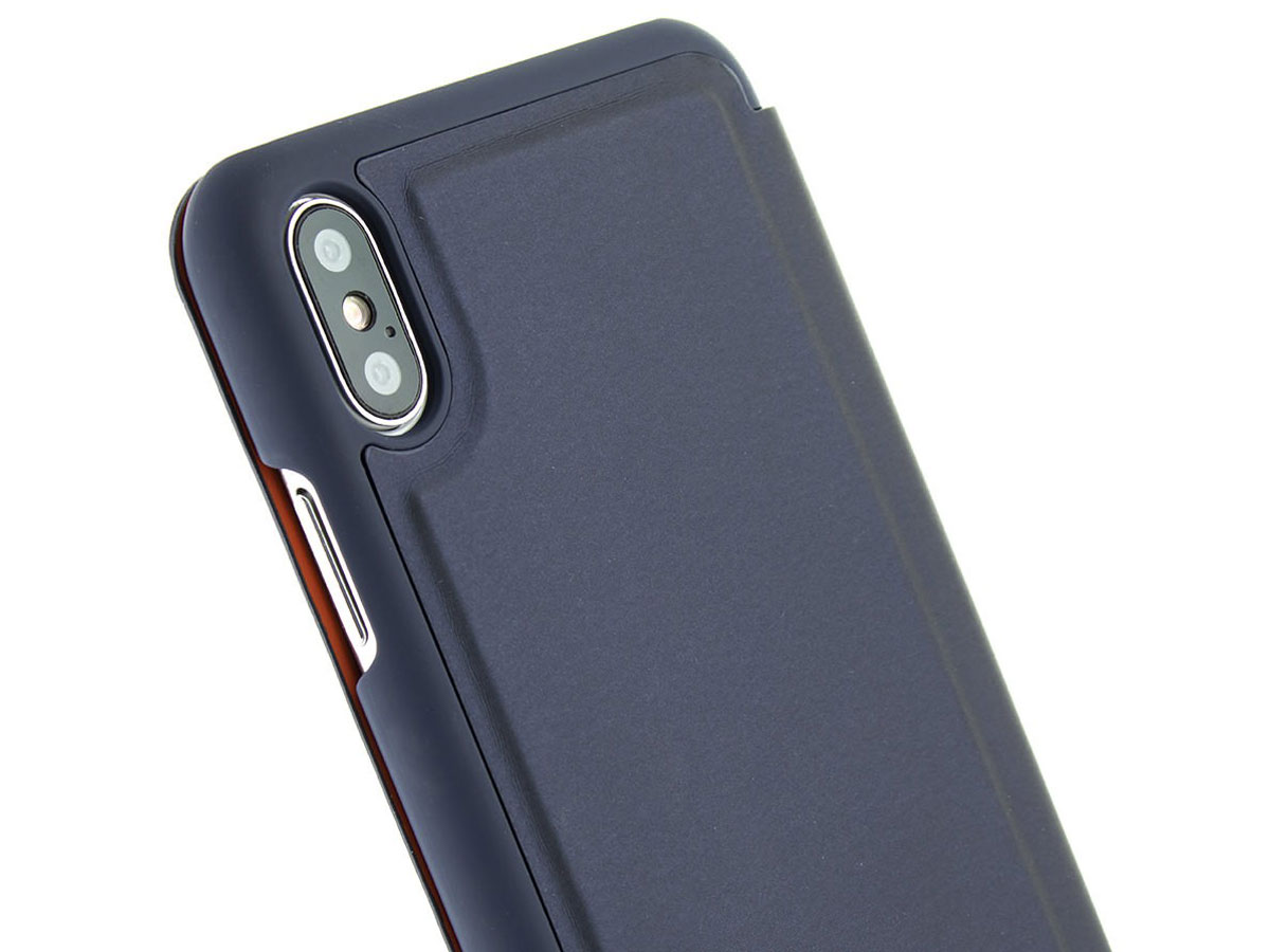 Ted Baker Card Folio Navy - iPhone Xs Max Hoesje