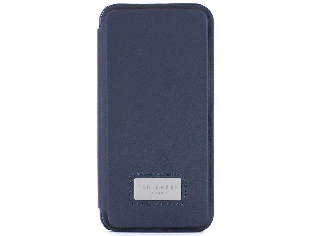 Ted Baker Card Folio Navy - iPhone Xs Max Hoesje