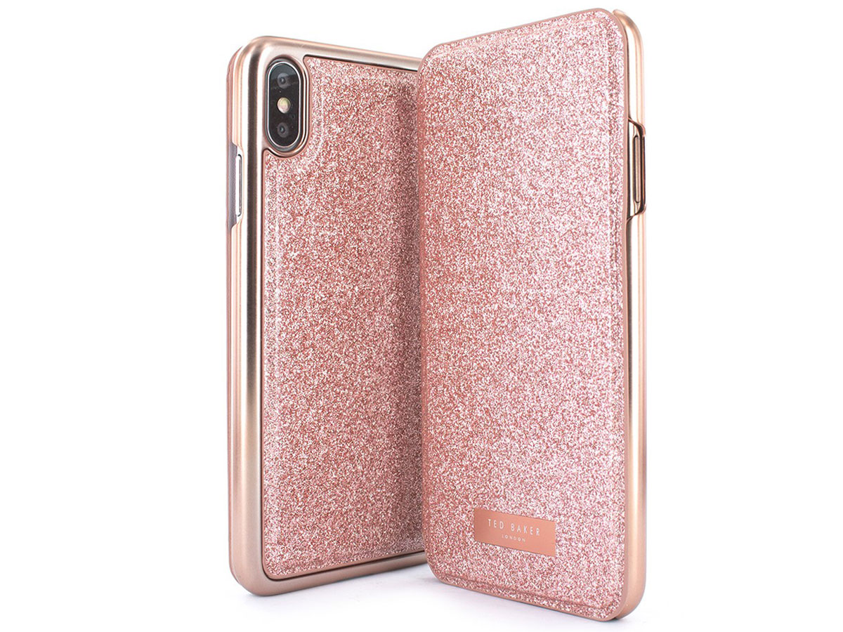 Ted Baker Glitsie Folio Case - iPhone Xs Max Hoesje