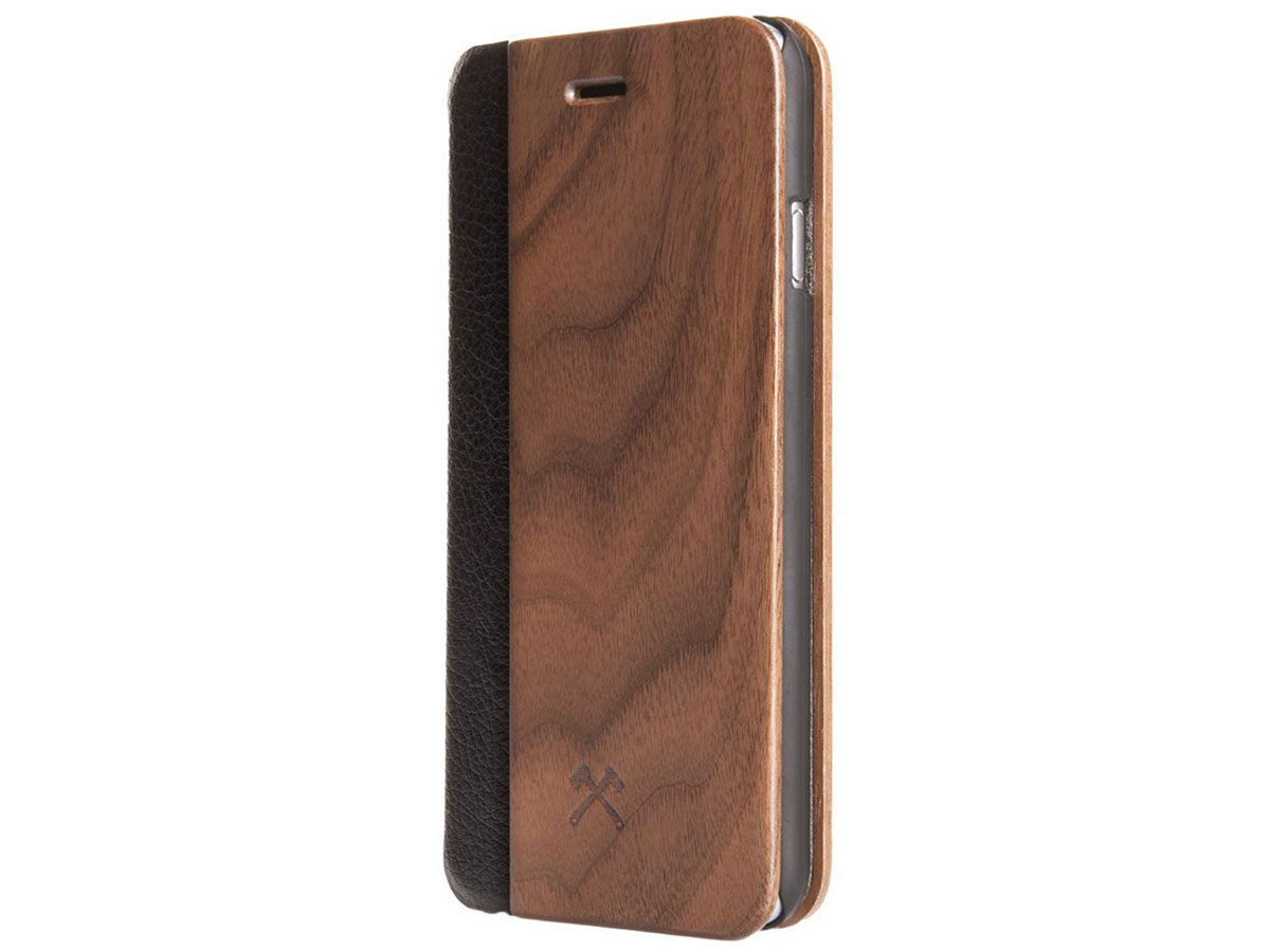 Woodcessories EcoFlip Walnut - iPhone Xs Max Hoesje Hout