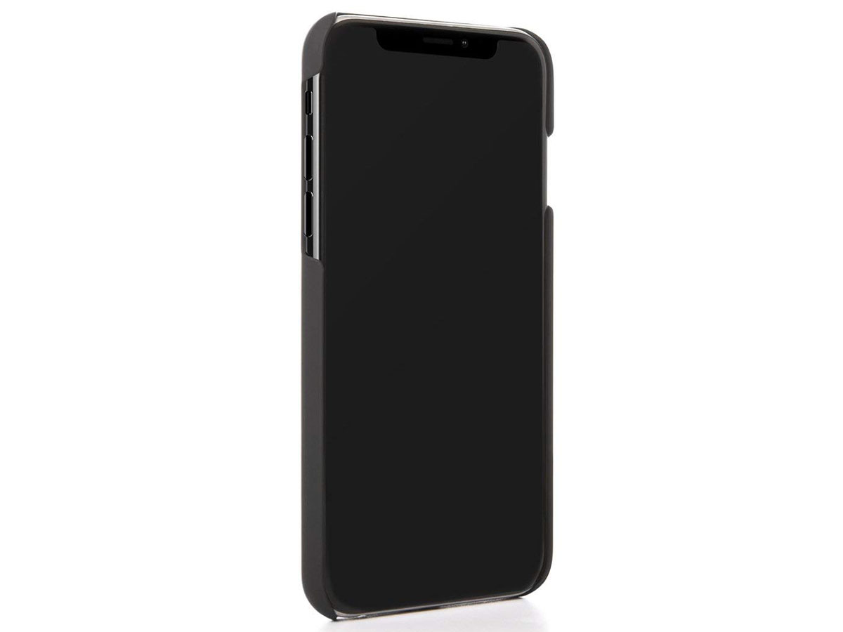 Woodcessories EcoSplit Zwart - iPhone Xs Max hoesje