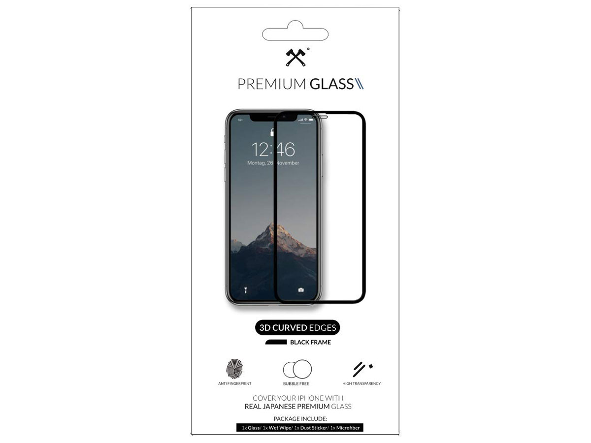 Woodcessories Premium Glass Edge to Edge Protector iPhone Xs Max