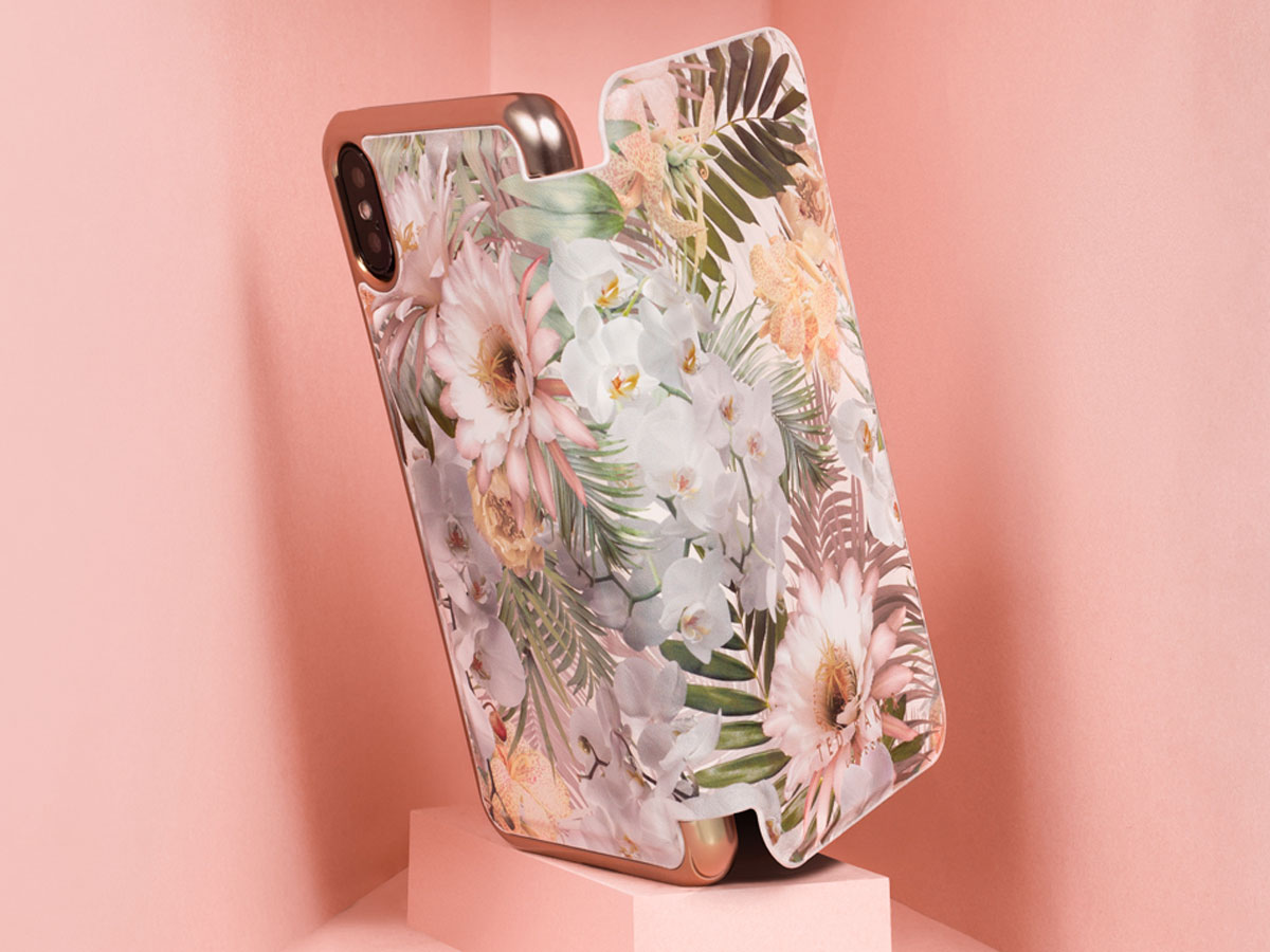 Ted Baker HHELENA Mirror Folio Case - iPhone X/Xs Hoesje