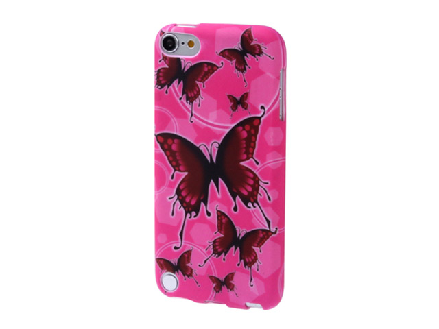 Pink Butterflies - iPod touch 5G/6G hoesje